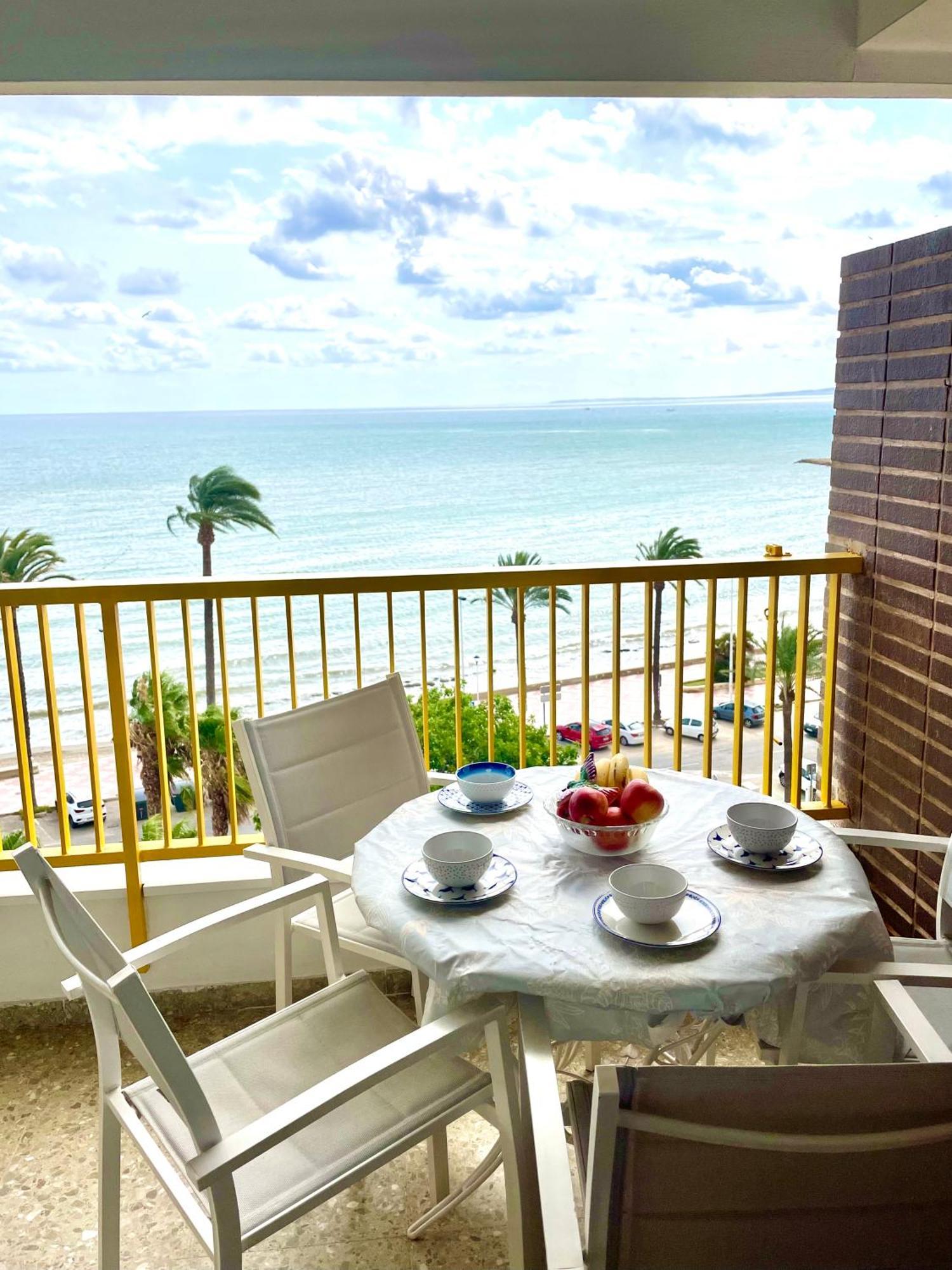 Sunflower Residence First Line By The Sea Santa Pola Bagian luar foto